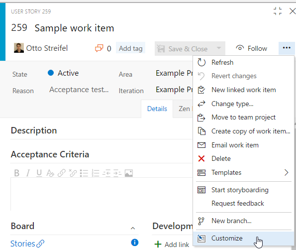 customize context image
