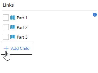 hover create child button